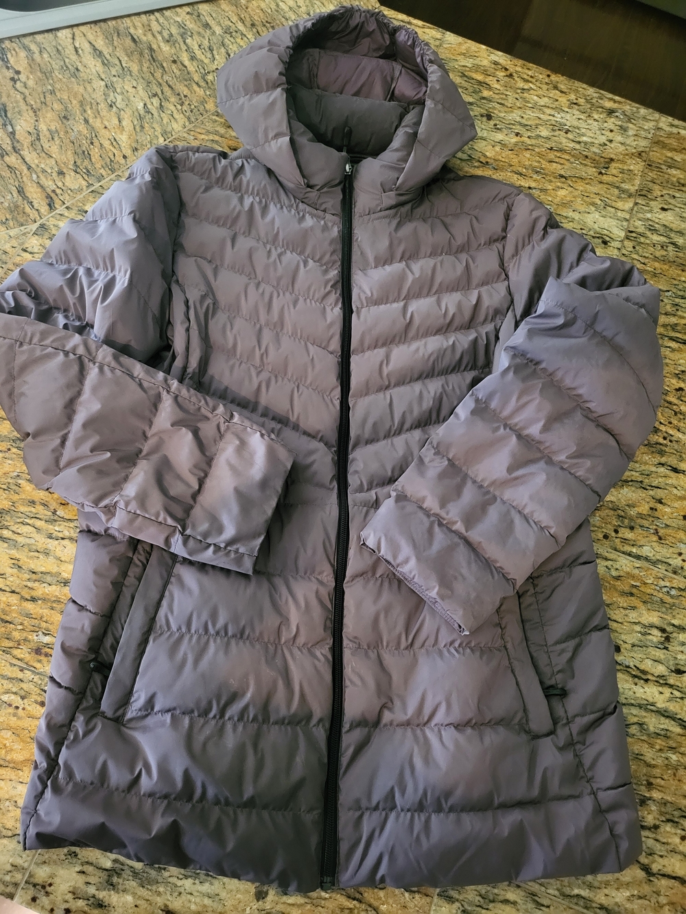 Women’s Hooded Puffer Coat (Removable Hood) - 32 Degree Heat
